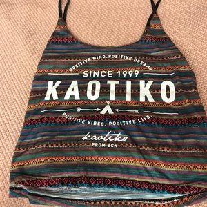 Cute patterned tank top